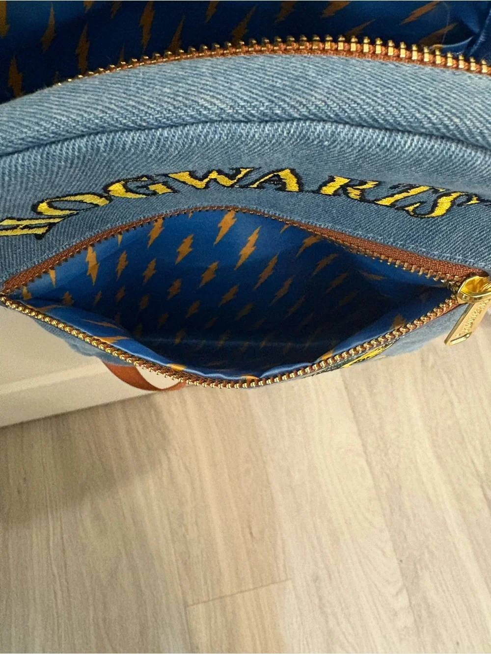 Hogwarts Harry Potter Denim Mini Backpack